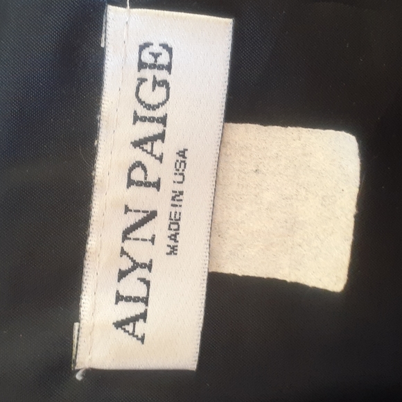 Alan Paige Black Pinstripe Mini Skirt Suit size M - Picture 5 of 17